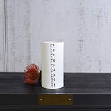 HomArt - Ruled Cylinders Vase - 9"