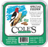 Cole's Special Feeder Assorted Species Wild Bird Food Beef Suet 11 oz.