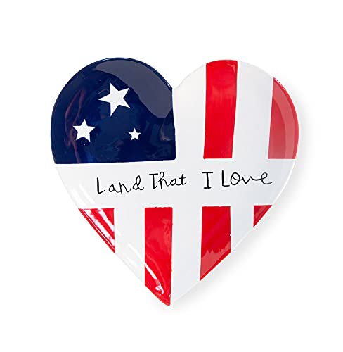 Boston International - Ceramic Serving Plate - Land That I Love