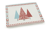 Boston International - Ceramic Rectangular Serving Platter - Fancy Forest