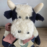 Boyds Bears - Plush Cow in Overalls - Angus Macmoo