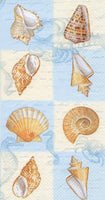 Boston International - Paper Guest Towel - Sounds of the Sea - Blue