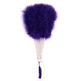 Zucker Feather - Marabou Fan - Regal Purple
