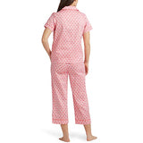 BedHead - Short Sleeve Cropped PJ Set - SeaShells - Small