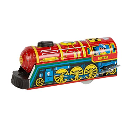 Gold Leaf Designs - Overland Express Train Metal Wind-Up Toy Replica