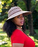 Tula Hats - Laurel Lattice - Medium Tan