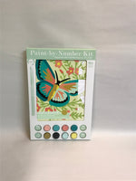 Elle Cree - 8x10 Mini Paint-by-Number Kit - Brilliant Butterfly