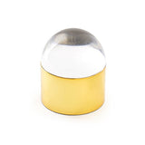 Jonathan Adler - Globo Box - Brass & Clear - Medium