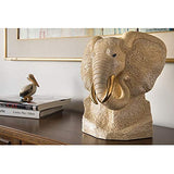 De Rosa - Elephant Bust Figurine - White