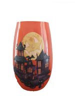 Stony Creek - Spooky Neighborhood Pre-Lit Small Vase - Halloween Light- 1 House