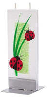 Flatyz - Twin Wick Flat Candle - Ladybug