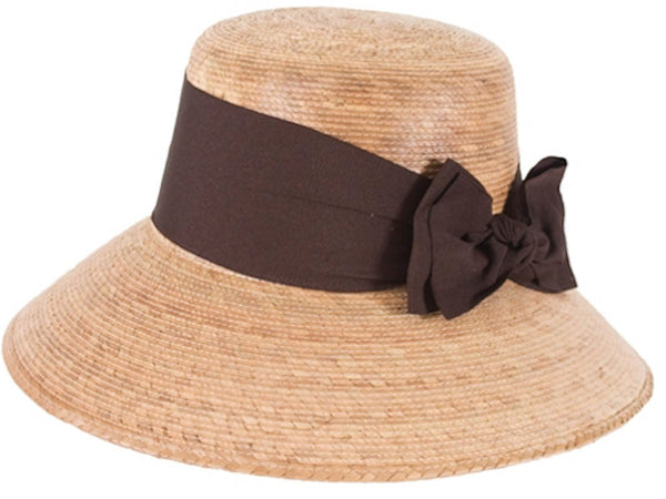 Tula Hats - Women's - Somerset Brown Bow Palm Hat