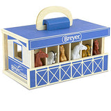 Breyer - Wooden Stable Playset w/ 6 Horses