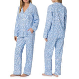 BedHead - Stretch L/S Pajama Set - Something Blue - Small