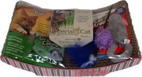 Imperial Cat - Scratch n' Shapes Starter Kit - Red Holiday Stripes