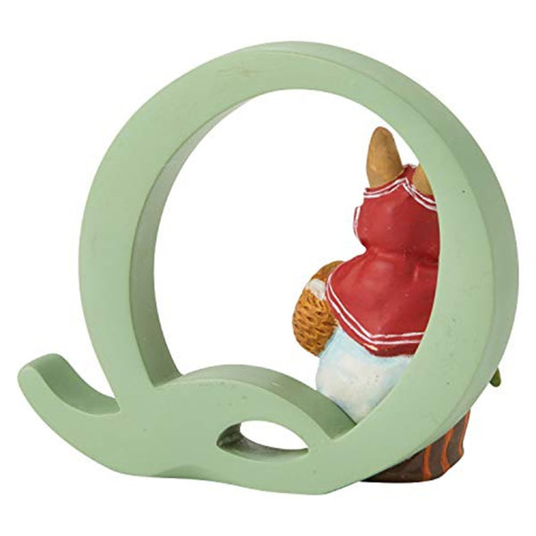 Enesco - Beatrix Potter - Alphabet Letter Q - Mrs. Rabbit