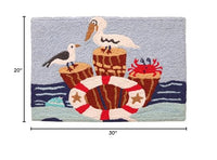 Jellybean - 20x30 Indoor/Outdoor Accent Rug - Sea Patrol