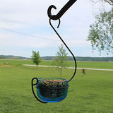 GC - Backyard Essentials - Glass Hummingbird Treat Feeder - (Blue)