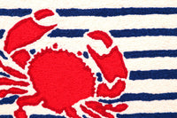 Jellybean - 30x20 Indoor/Outdoor Accent Rug - Captain's Quarters Red Crab