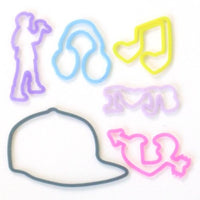 Silly Bandz - Rubber Bracelets - Justin Bieber - Pack of 24 - Assorted