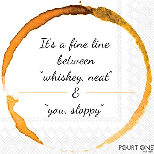 Boston International - 3-Ply 5" Cocktail Napkins - Sloppy
