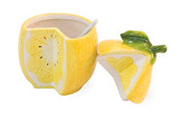 Boston International - Sugar Bowl w/ Lid & Spoon - Lemon Drop