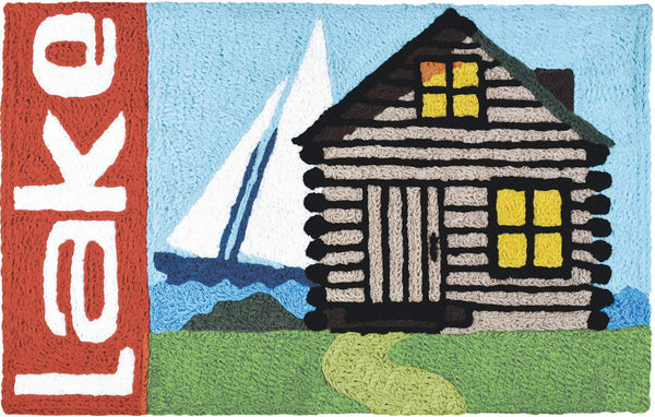 Jellybean - 30x20 Indoor/Outdoor Accent Rug - Lake Cabin