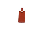 Graphic Image - Goatskin Leather - Passport Case & Luggage Tag - Orange