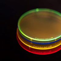 Cazador-del-sol - 4" Luminous James Coaster - Red