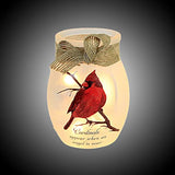 Stony Creek - Frosted Glass - 4" Lighted Vase - Angel Is Near