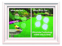 GC - Window Alert - Window Strike Deterrent - 8 Decals -  Aspen Leaf