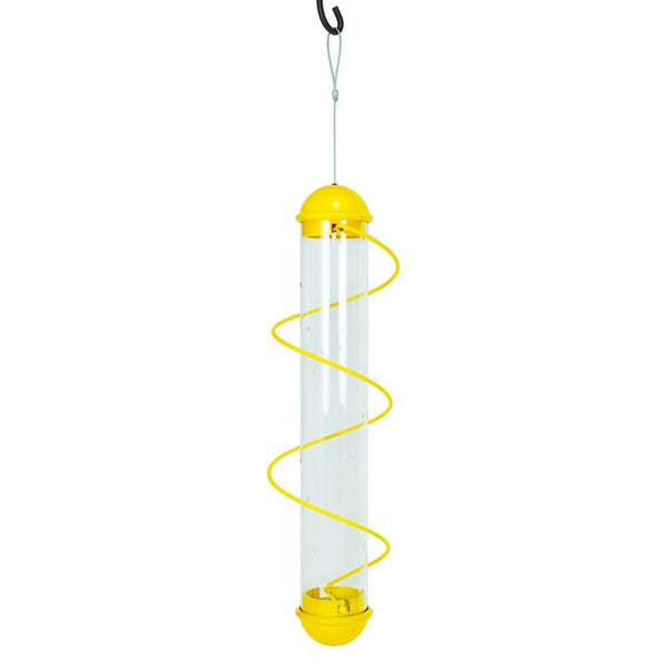 GC - Songbird Essentials - 17" Spiral Finch Feeder - Yellow