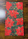 Boston International - Paper Guest Towel 16 Count - Christmas Poinsettia