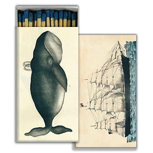 HomArt - Match Box Set of 2 - Whale & Clipper Ship - Blue