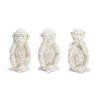 Two's Company - Hear No Evil, See No Evil, Speak No Evil Monkeys - Set of 3