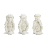Two's Company - Hear No Evil, See No Evil, Speak No Evil Monkeys - Set of 3