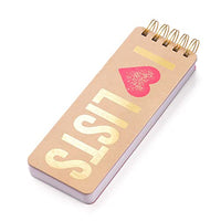 Eccolo - 3"x8.5" Spiral Memo Pad - I Heart Lists