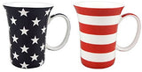 McIntosh Trading - Set of 2 Mugs - Stars & Stripes