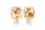 Stony Creek - Frosted Glass - 4.75" Night Light - Sunflowers B