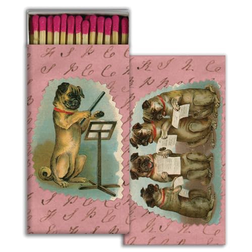 HomArt - Match Box Set of 2 - Pug Choir