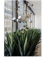 Gold Leaf Designs - Stainless Steel Garden Stake - Swaying Cube