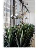 Gold Leaf Designs - Stainless Steel Garden Stake - Swaying Cube