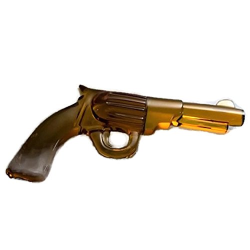 H. Studio - Boulder Gun Sculpture  - Cognac