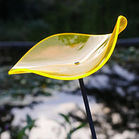 Cazador-del-sol - 8" Wavy Suncatcher Set of 3 - Lucy - Yellow