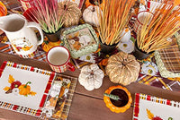 Boston International - Small Woven Pumpkin - Cream