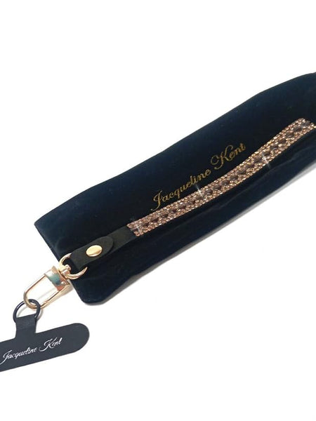 Jacqueline Kent - Phone Wrist Lanyard - Chocolate Brown