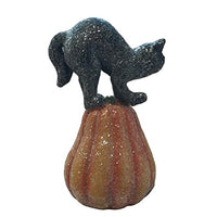Giftcraft - Cats On Pumpkin Figurines - Set of 3