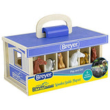 Breyer - Wooden Stable Playset w/ 6 Horses