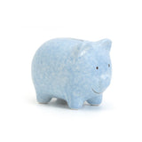 Child to Cherish Mini Ceramic Piggy Bank for Boys, Blue