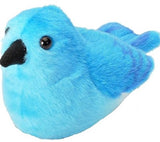 Wild Republic Audubon Birds Mountain Bluebird Plush with Authentic Bird Sound, Stuffed Animal, Bird Toys for Kids and Birders